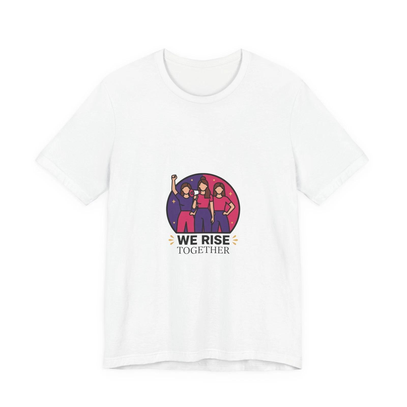 We Rise Together Tee | International Women s Day, IWD typography XL