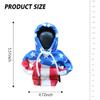 Car Gear Shift Cover with US Flag Design,Fashionable Gear Shift Hoodie for Shifter Knobs,Universal Car Interior Accessories Funny Car Shift Knob