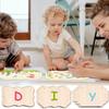 12 Pcs Unfinished Hanging Wood Plaques for Painting Wood Burning Home Decor