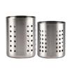 Stainless Steel Cooking Utensil Holder Easy Cleaning Cookware Cutlery Holder with Drain Holes for Bar Milk Tea Shop All Kitchens