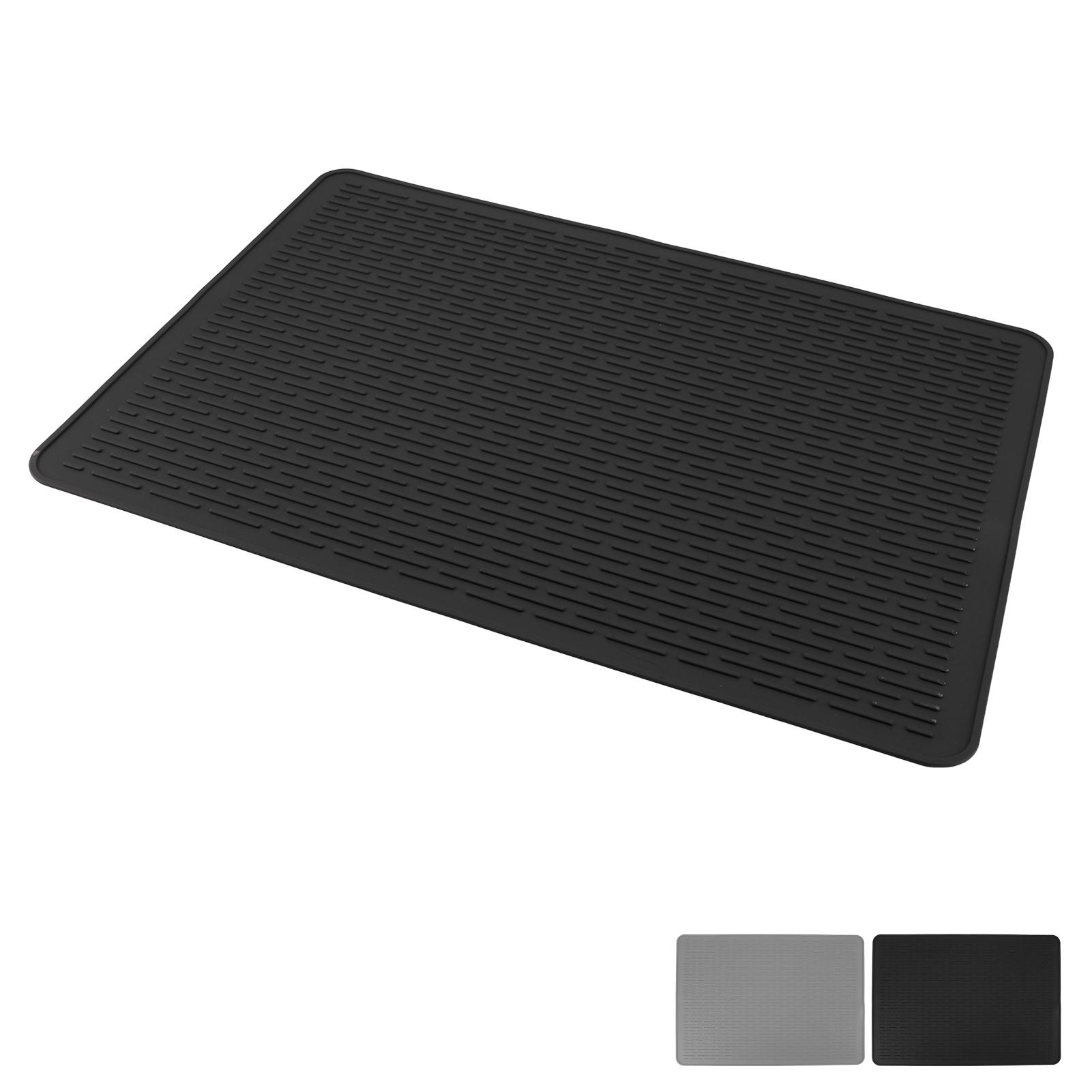 Коврик для сушки посуды Силиконовый нескользящий термостойкий коврик для мытья посуды — фото 3