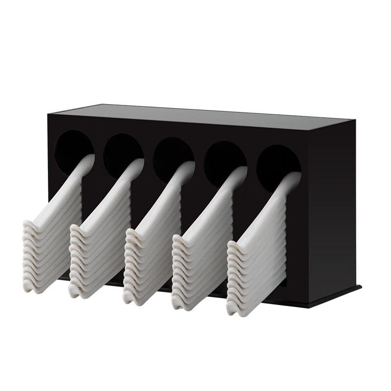 Acrylic 5-Grid Spoon Storage Rack