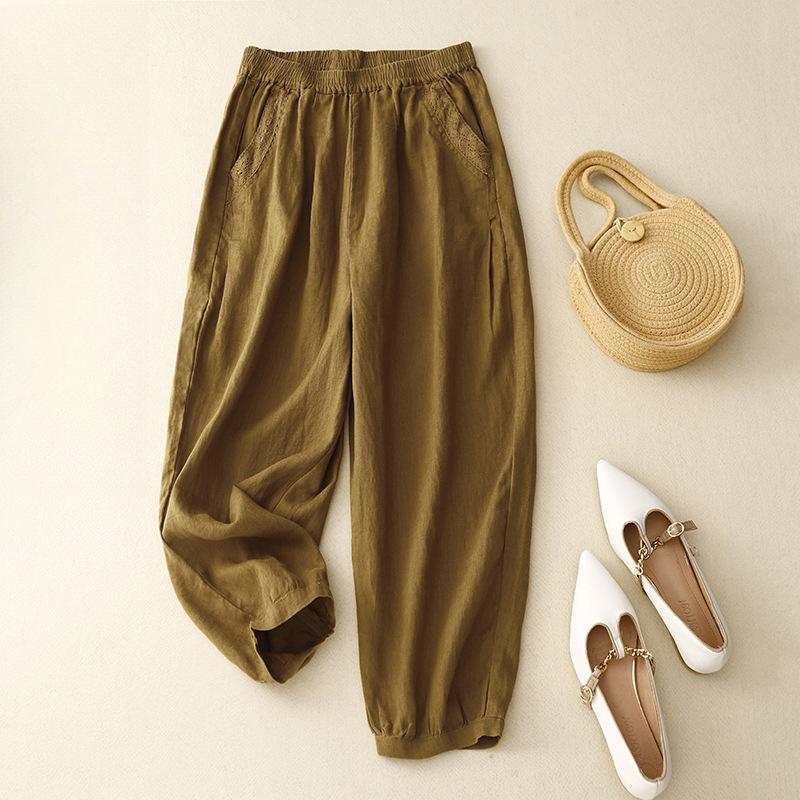 

Женские брюки с регулируемой талией 2XL