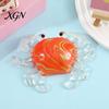 Decompression Toy Crab Squeeze Slow-Rising TPR Fidget for Stress Relief Elastic Pinch Cute Transparent Claws Portable Gadget Kids Adults