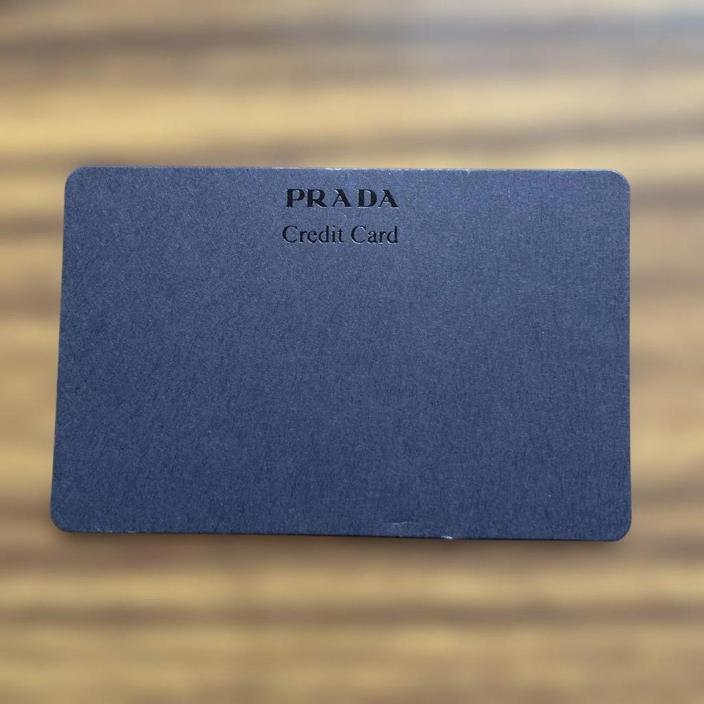 Used Unused item! PRADA Saffiano Business Card Holder Card Case 2MC122