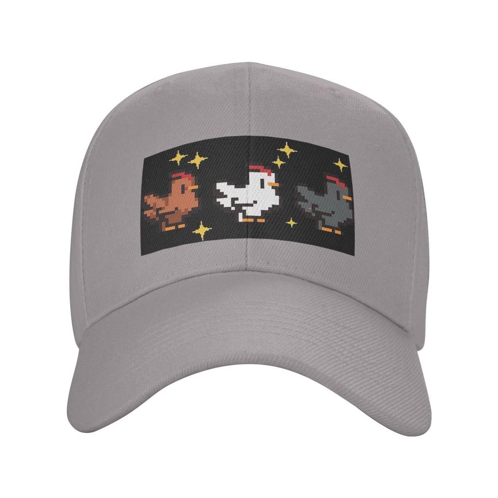 Unhappy Chickens Stardew Valley Game Cute Cartoon Baseball Caps Fashion Men Women Hats Outdoor Cap Hiphop Baseball Hat Casquette
