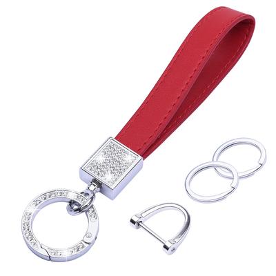 Car Key Chain, Sparkling Genuine Leather, Car Key Chain,