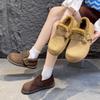 Women's Thick-soled a Footstool Winter Lightweight Warm Anti Cold Padded Snow Boots Non-slip Wear Casual Sneakers Cotton Boots Fur Shoes
