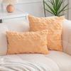 New Embroidered Hair Maple Leaf Pillow Case Home Living Room Sofa Decoration Cushion Cover Ins Bedside Office Pillow