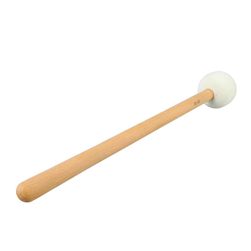 Drum Mallet Antislip Bass Drum Percussion Stick Hammer Wooden Musical Drumstick with Soft Felt