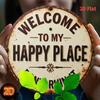 1pc Funny Plate Metal Tin Sign Wall Decor Farmhouse Garage Bar Cafe Kitchen Bathroom Bedroom Home Room Studio