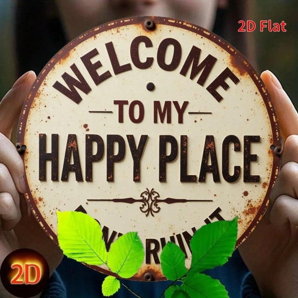 1pc Funny Plate Metal Tin Sign Wall Decor Farmhouse Garage Bar Cafe Kitchen Bathroom Bedroom Home Room Studio