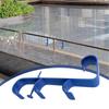 Adjustable Telescopic Swimming Poles Hook Above Ground Pool Poles Hanger Swimming Pool Side Storage Shelf Enduring
