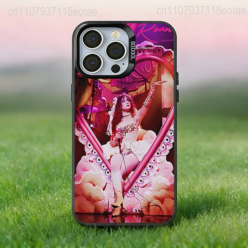C-Chappell Roan Singer  Phone Case For iPhone 17,16,15,14,13,12,11,Pro,Max,Plus,E,Air,Mini Black Tpu IMD Cover
