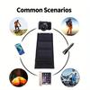 1 Stück USB Faltbares Solarpanel Tragbar Flexibel Klein Wasserdicht 5V Faltbare Solarzellen Für Handy Akkuladegerät