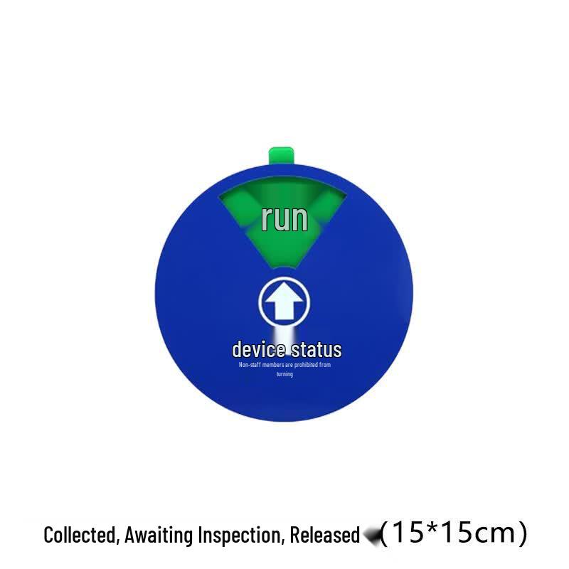 Equipment Operation Status Indicator Sign