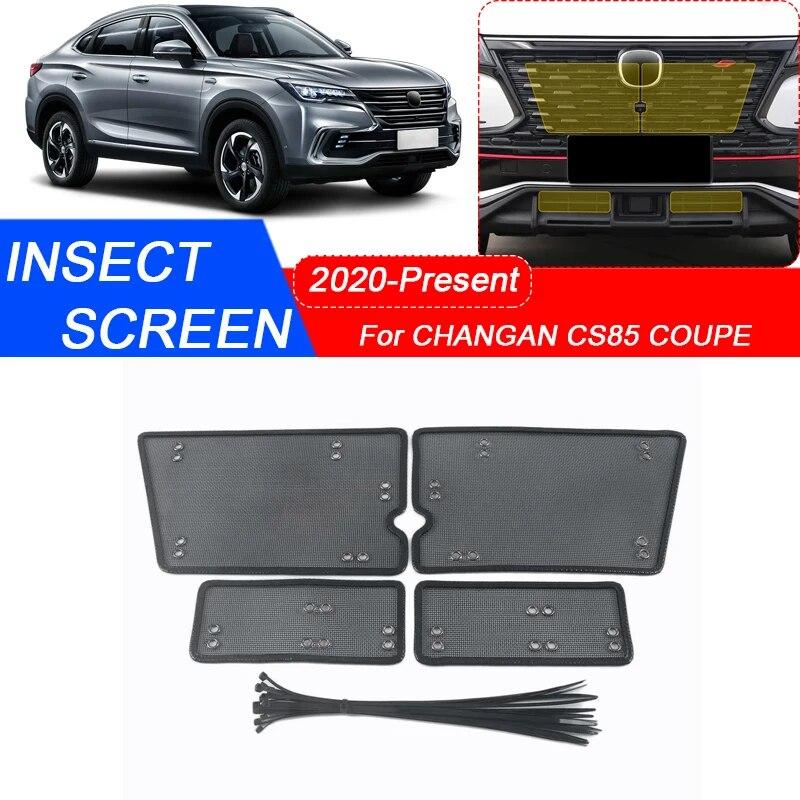 4 Pezzi Copertura Protettiva Antinsetto per Presa d'Aria Auto Rete Inseribile Airin Filtro Griglia Racing per Presa d'Aria per CHANGAN CS85 COUPE 2020-2025
