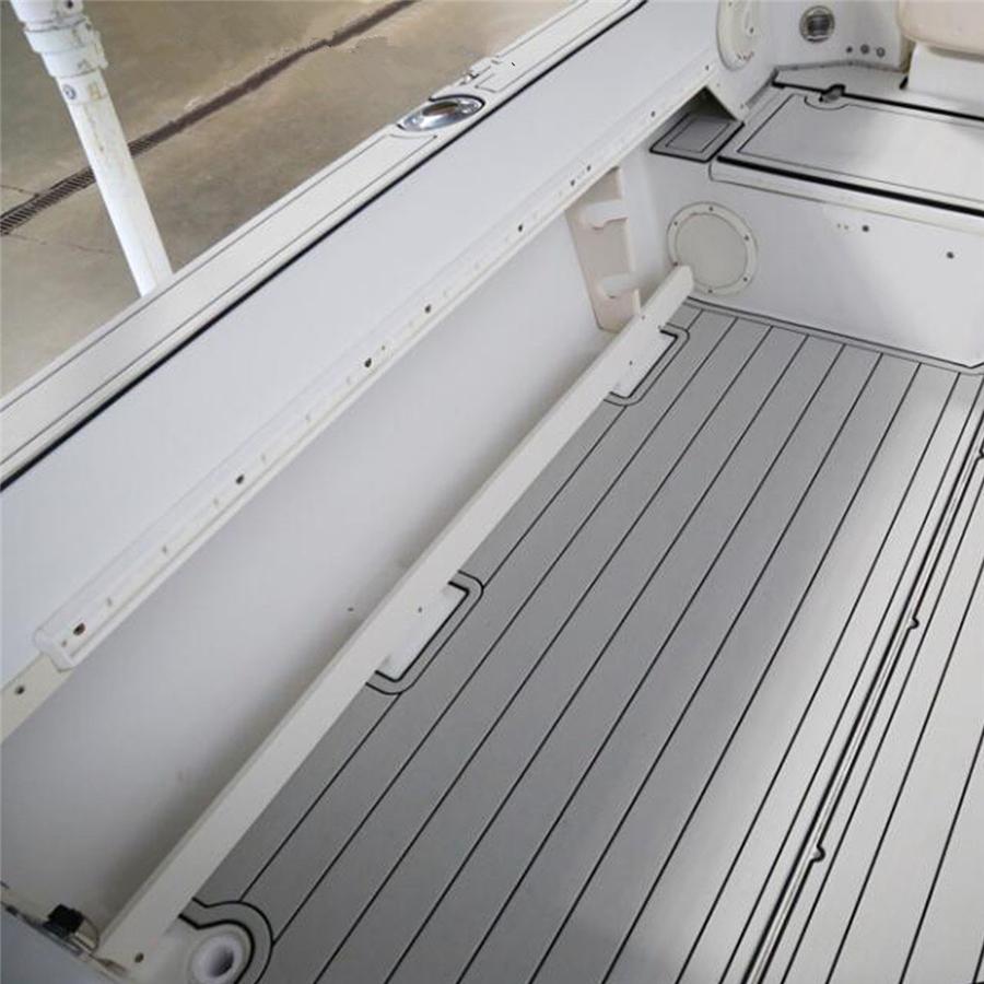 5 rolek obrzeża pokładu z drewna tekowego EVA do łodzi, wykładzina podłogowa morska, dywan, taśma samoprzylepna 5,8 cm x 240 cm x 6 mm, akcesoria do jachtów i łodzi