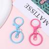 Keyring Clip Hook Lobster Clasp Hooks Candy Color Spring Clasp for Keychain  Accessory Making
