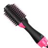 Hot Air Brush Multi-Function Hair Dryer Straightener Curler Comb One Step Professional Salon Hair Styler and Volumizer Ion Blow