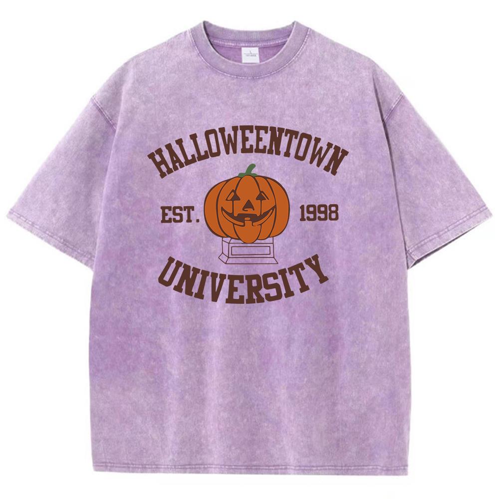 Halloweentown Est 1998 University Printing Mans Tees Fitting Comfort Tshirt Leisure Round Neck T Shirt Pleasure Tops