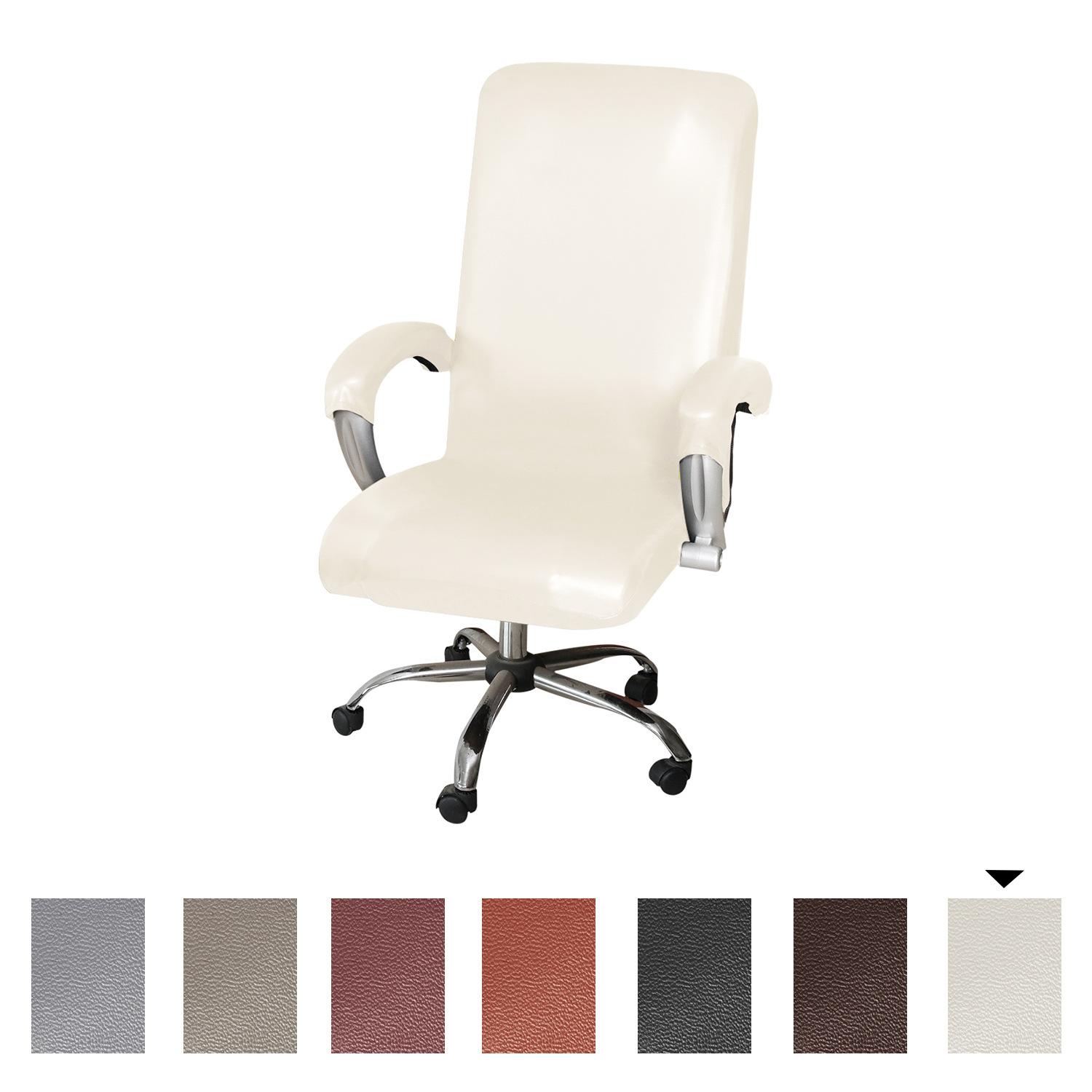 Водонепроницаемый чехол для офисного кресла с чехлами для подлокотников чехол для компьютерного кресла из искусственной кожи чехол для вращающегося кресла чехол для стула с высокой спинкой W237X D229X H315inch 2290₽