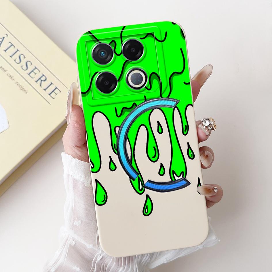 Per Infinix GT 20 Pro 2024 Custodia X6871 Cover Antiurto Fantasia alla Moda Morbido Silicone Opaco Custodia per Telefono Per Infinix GT20 Pro Coque