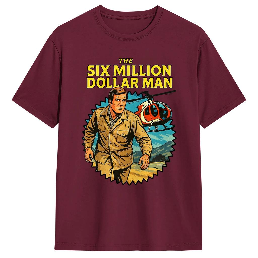 LEE MAJORS TShirts for Unisex Cool Pure Cotton Tee Shirt Round Collar Short Sleeve T Shirt Big Size Clothes