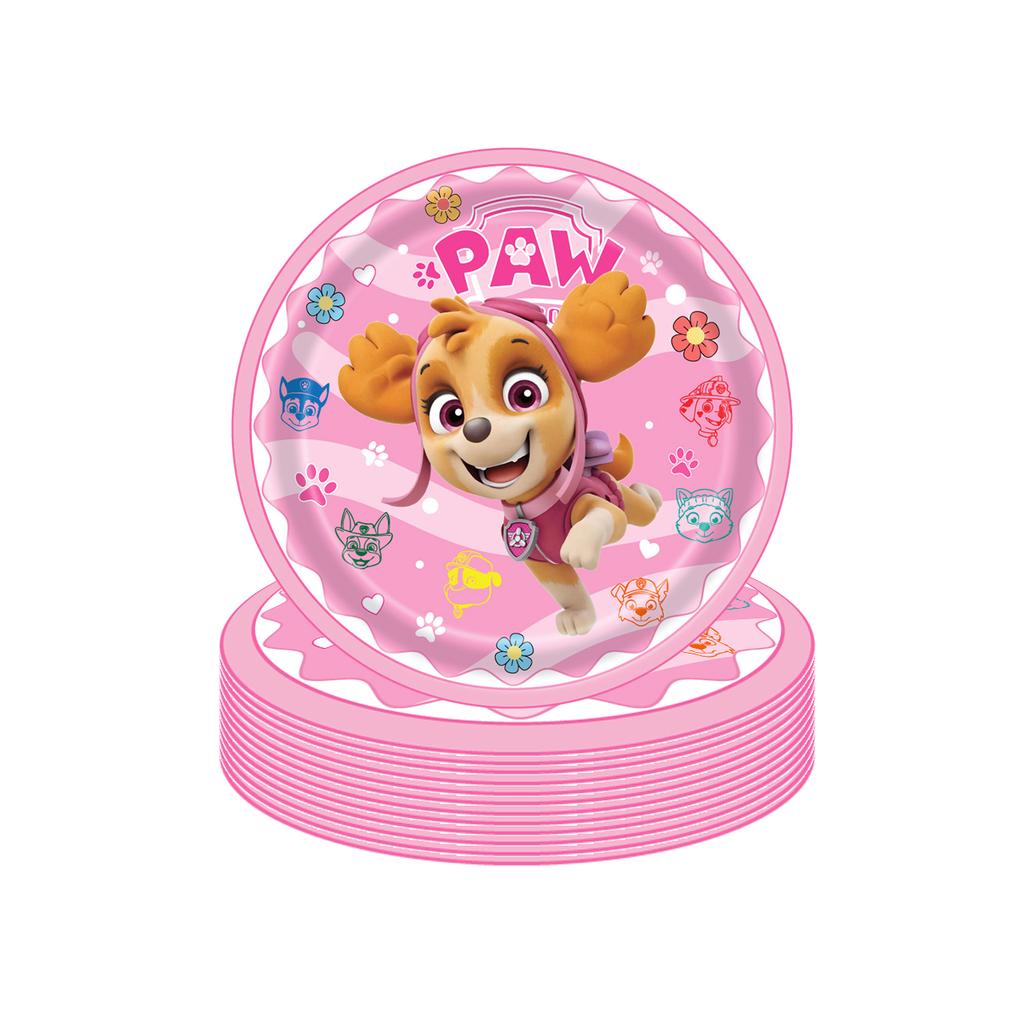Birthday Decorations Paw Patrol for Girl Paw Patrol Birthday Kit Tablecloth Plate Cup Baby Shower Skye Birthday Party Favors