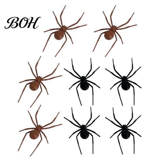Garage Door Magnets 2/4/8Pcs 3D Spider Refrigerator Magnet, Lifelike Decorative Magnet for Metal Surface Spiders Surfaces, Creepy Magnetic Decor
