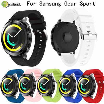 Sport Silicone Watch Band For Samsung Gear Sport 20mm Wristband Straps Replacement Wrist Strap Fashion Lightweight Watchband New