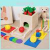 Wooden Educational Goal Box With Multifunction Insert Stick For Toddler Learning And Play