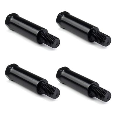Vitalux Motorradspiegel-Adapter, Set mit 4 Stück, Vorwärts-/Rückwärtsgewinde-Umwandlung,
