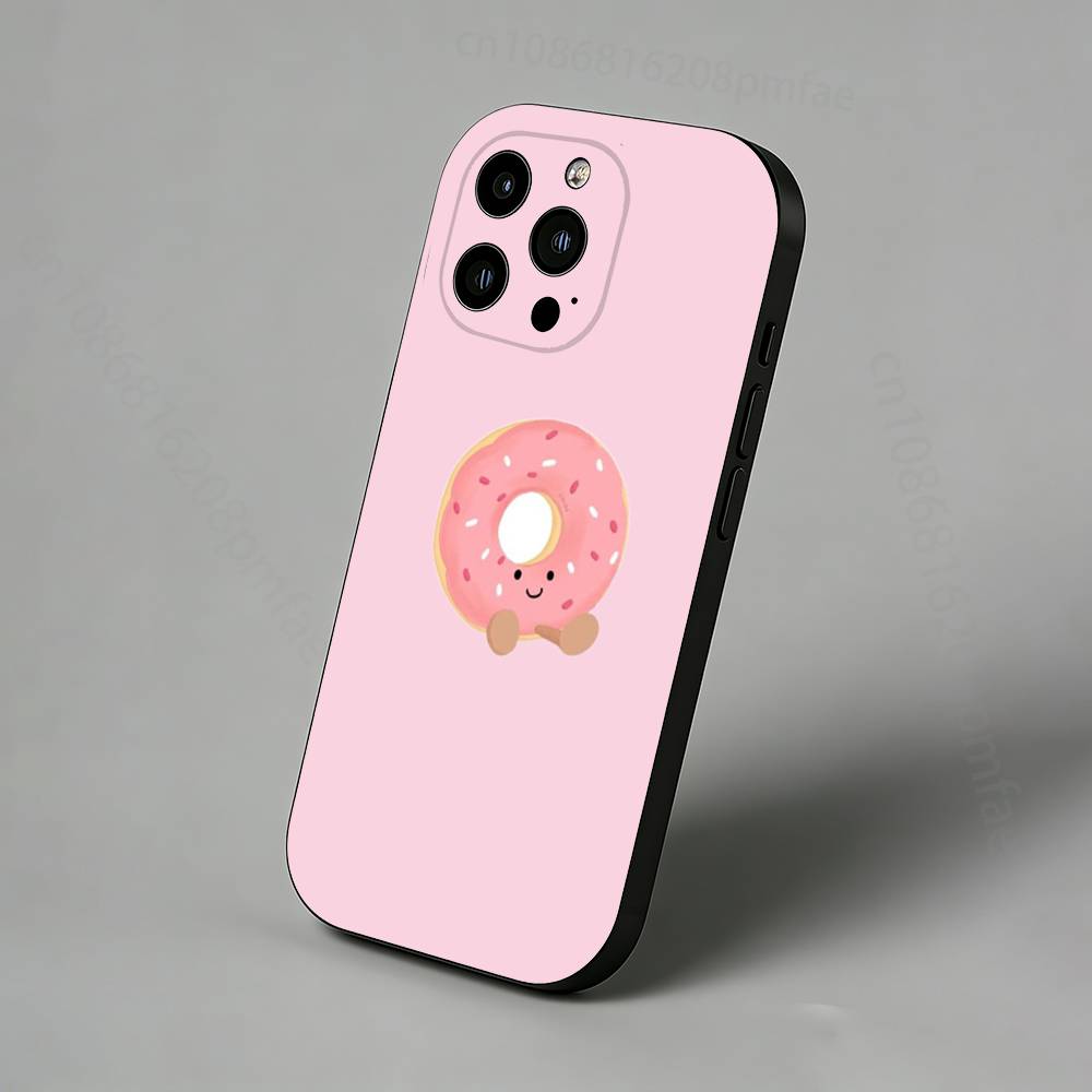Kawaii Food Character Series iPhone Case For 17,16,15,14,13,12,11 Pro,Max,Plus,X,XS,XR,SE,Mini Back Protector Cover