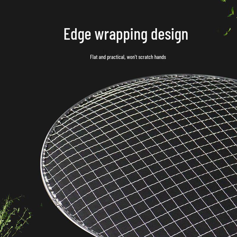 Large Disposable BBQ Net: No-Clean Charcoal Grill, Korean BBQ, Fire Pit Brewing, Baking Pan