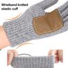USB Heated Gloves 5V Electric Hand Warmers with 3 Temperature Control Settings Anti-slip Palm Winter Touchscreen Gloves for Men Women Typing