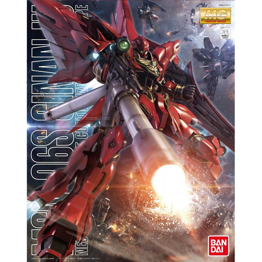 MG Mobile Suit Gundam UC Sinanju 1100 ölçekli renk kodlu plastik model