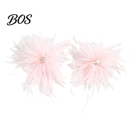 Rhinestones Feather Earrings 1 Pair for Women, Bohemia Tassel Rhinestone Drop Earrings, Dangle Party Jewelry Gift Lightweight