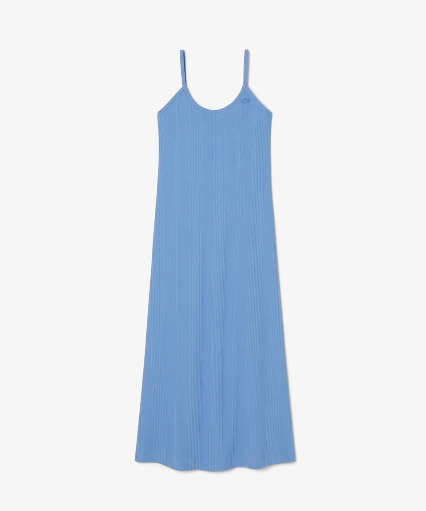 Lacoste Women'S Sleeveless Long Rib Dress Ef0966-56G 776