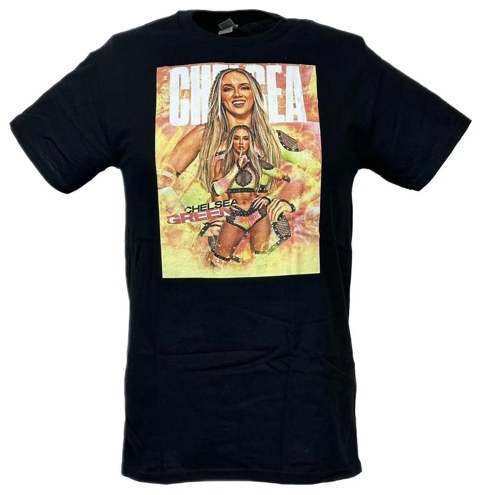 Chelsea Green Poster Print Black Tshirt S