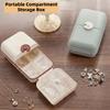 Plastic 10 Grids Pill Case Mini Moisture-proof Weekly Pill Box Sealed with Lid Medicine Storage Container Home