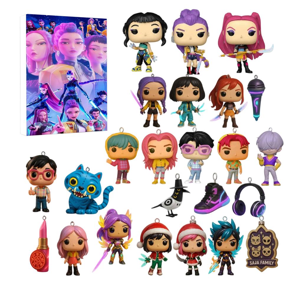 3D Witch Doll Surprise Box, 24 Dolls Waiting For You To Unpack, Christmas Surprise Gift For Friends And Children