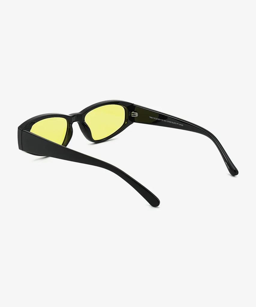 Seutailwokeu Black Tinted Cat-Eye Style Work Tr90-19 C25 Style Work Sunglasses