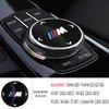 BMW Emblemi M Power per Auto Copri Pulsante Multimedia Manopola Trim Adesivi per BMW M G20 G30 F10 F40 F44 F34 F30 G01 G02 G05 G06 G07 F25
