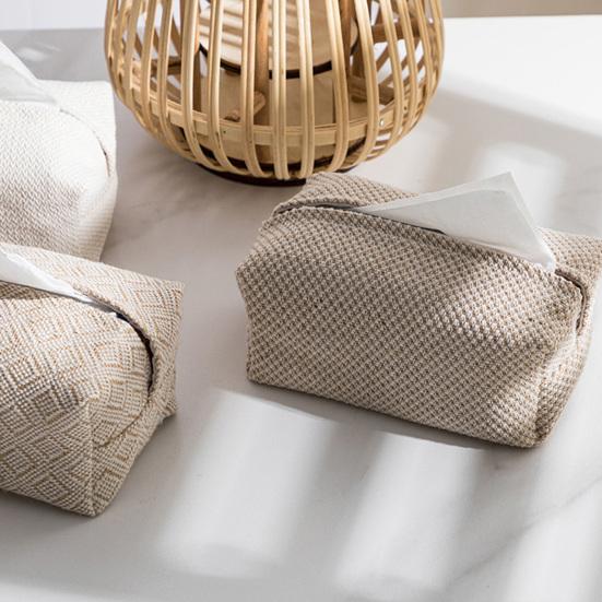 Tissue Box Washable Large Opening Storing Nordic Style Dining Room Napkin Dispenser Daily Use