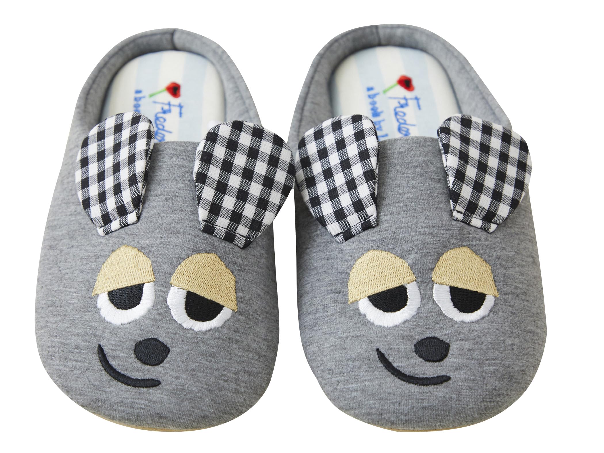 

Atelier Momo Momo Frederic Leo Friends Room Size & Lionni s Slippers, Gray, M, 23-25cm, FS43644-41