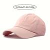 Casquette de baseball pour femme avec trou pour queue de cheval, chapeau de soleil d'été brodé en forme de cœur, respirant et confortable pour un usage quotidien