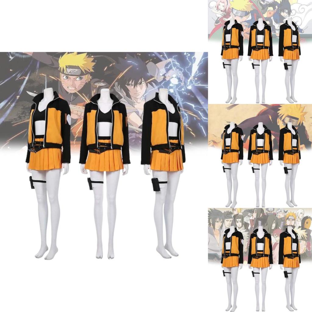 Stylish Shippuden Female Cosplay Costume Anime Themed Polyester Outfit