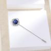 Broche Vintage Unissex Inserção para Blazer Corsage de Ponto Único Broche de Luto