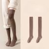 Women's High Socks, Thickened and Warm Thigh Knee Pads for Autumn and Winter. Half-length Socks That Reach The Knees In Winter